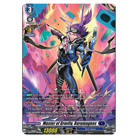 Cardfight!! Vanguard - D BT01 - Genesis of the Five Greats - Master of Gravity, Baromagnes (SP) D-BT01/SP03