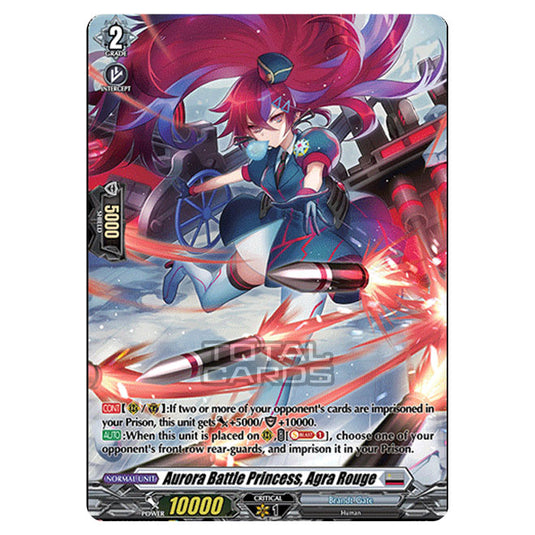 Cardfight!! Vanguard - D BT01 - Genesis of the Five Greats - Aurora Battle Princess, Agra Rouge (SP) D-BT01/SP06