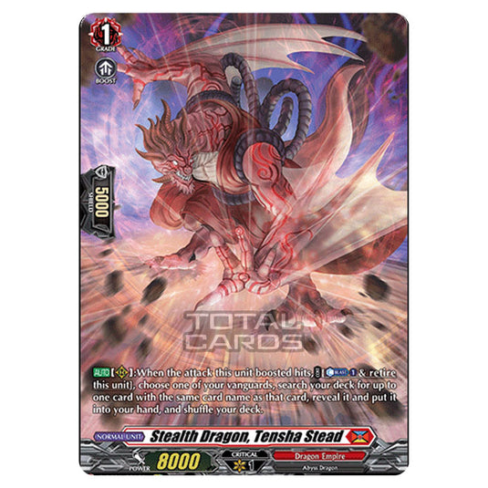 Cardfight!! Vanguard - D BT01 - Genesis of the Five Greats - Stealth Dragon, Tensha Stead (SP) D-BT01/SP12