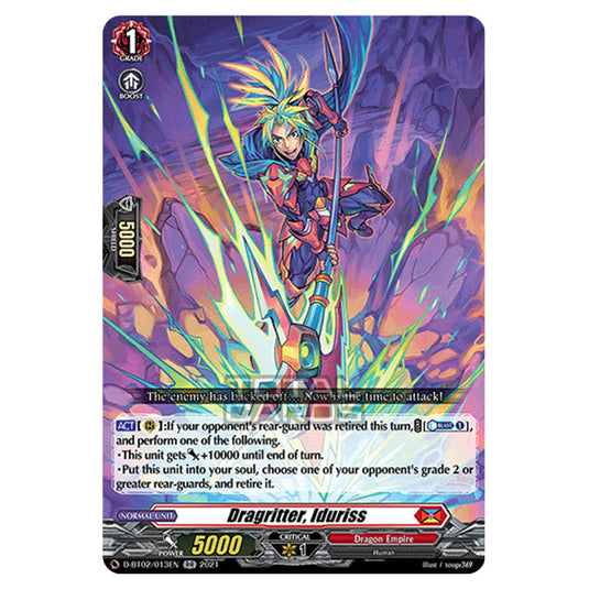 Cardfight!! Vanguard - A Brush with the Legends - Dragritter, Iduriss (RR) D-BT02/013