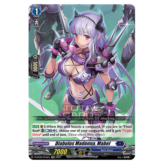 Cardfight!! Vanguard - A Brush with the Legends - Diabolos Madonna, Mabel (RR) D-BT02/016