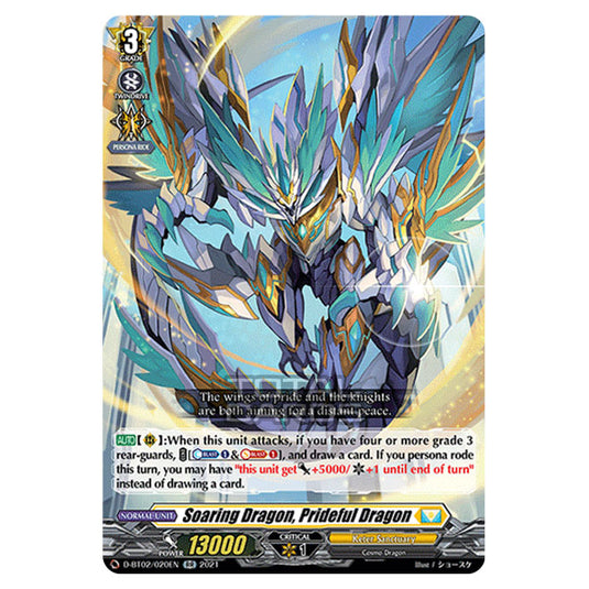 Cardfight!! Vanguard - A Brush with the Legends - Soaring Dragon, Prideful Dragon (RR) D-BT02/020