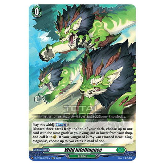 Cardfight!! Vanguard - A Brush with the Legends - Wild Intelligence (RR) D-BT02/025