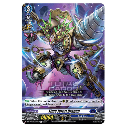 Cardfight!! Vanguard - A Brush with the Legends - Time Jarett Dragon (R) D-BT02/032