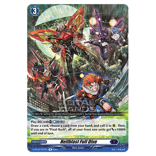 Cardfight!! Vanguard - A Brush with the Legends - Hellblast Full Dive (R) D-BT02/037