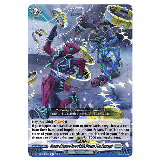 Cardfight!! Vanguard - A Brush with the Legends - Moment of Capture! Aurora Battle Princess 24-hr Coverage! (R) D-BT02/043