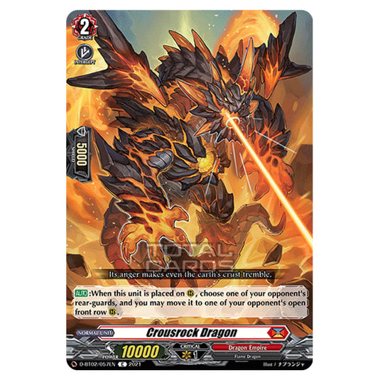 Cardfight!! Vanguard - A Brush with the Legends - Crousrock Dragon (C) D-BT02/057