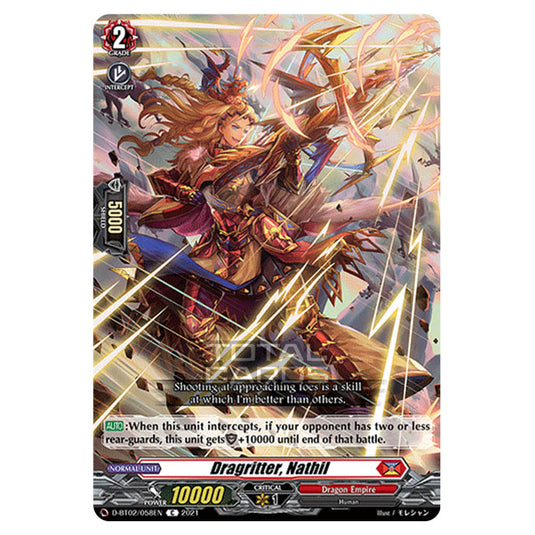 Cardfight!! Vanguard - A Brush with the Legends - Dragritter, Nathil (C) D-BT02/058