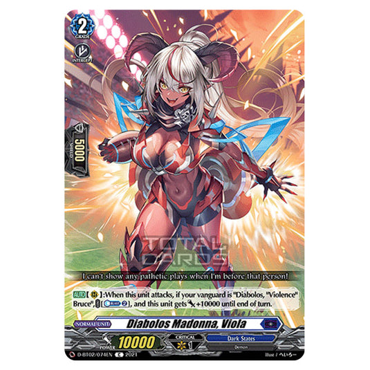 Cardfight!! Vanguard - A Brush with the Legends - Diabolos Madonna, Viola (C) D-BT02/074