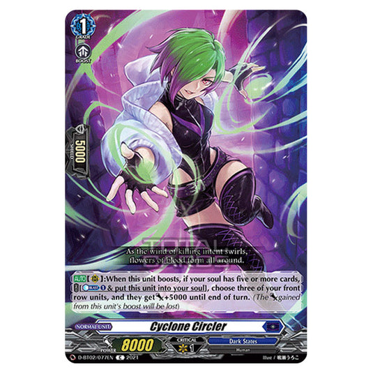 Cardfight!! Vanguard - A Brush with the Legends - Cyclone Circler (C) D-BT02/077