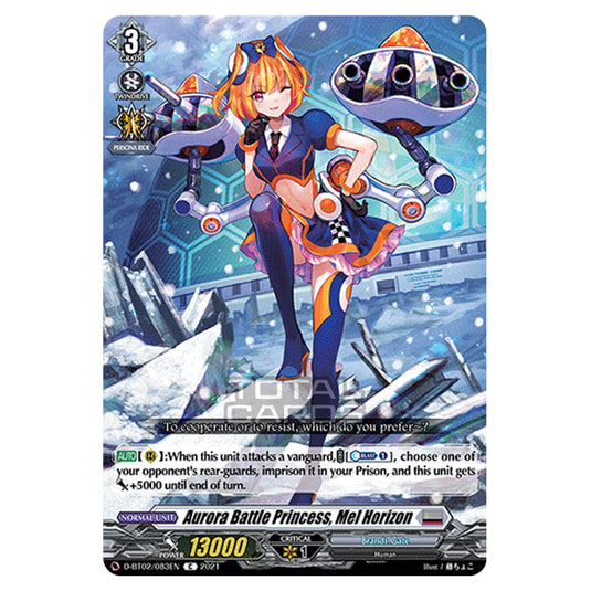 Cardfight!! Vanguard - A Brush with the Legends - Aurora Battle Princess, Mel Horizon (C) D-BT02/083