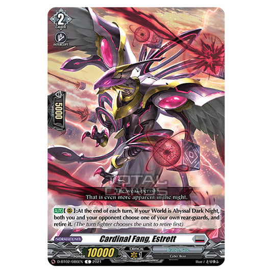 Cardfight!! Vanguard - A Brush with the Legends - Cardinal Fang, Estrett (C) D-BT02/086