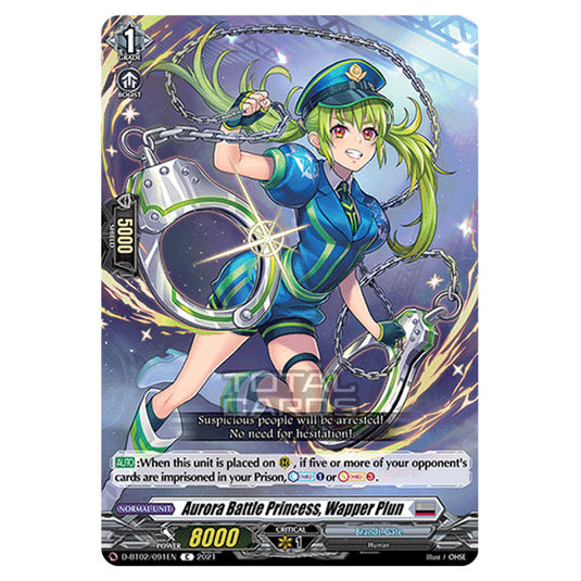 Cardfight!! Vanguard - A Brush with the Legends - Aurora Battle Princess, Wapper Plun (C) D-BT02/091