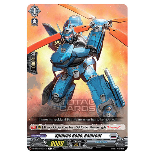 Cardfight!! Vanguard - A Brush with the Legends - Spinvac Robo, Ramroot (C) D-BT02/092