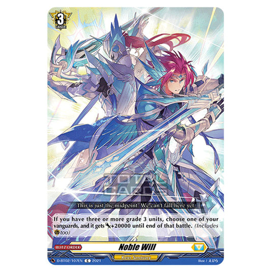 Cardfight!! Vanguard - A Brush with the Legends - Noble Will (C) D-BT02/107