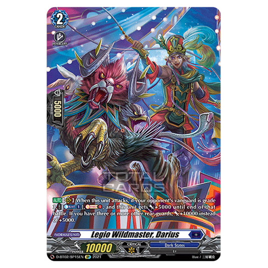 Cardfight!! Vanguard - A Brush with the Legends - Legio Wildmaster, Darius (SP) D-BT02/015SP