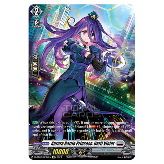 Cardfight!! Vanguard - A Brush with the Legends - Aurora Battle Princess, Derii Violet (SP) D-BT02/017SP