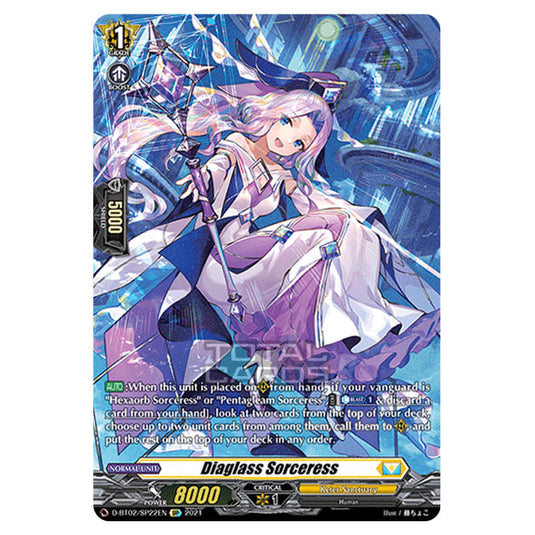 Cardfight!! Vanguard - A Brush with the Legends - Diaglass Sorceress (SP) D-BT02/022SP