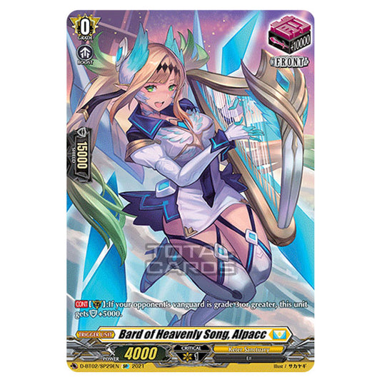 Cardfight!! Vanguard - A Brush with the Legends - Bard of Heavenly Song, Alpacc (SP) D-BT02/029SP