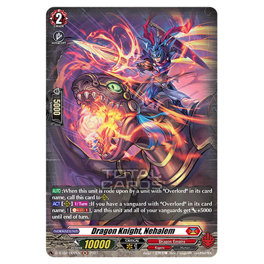 Cardfight!! Vanguard - A Brush with the Legends - Dragon Knight, Nehalem (H) D-BT02/02H
