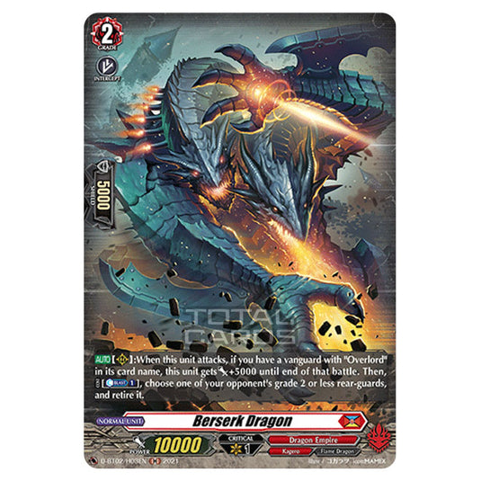 Cardfight!! Vanguard - A Brush with the Legends - Berserk Dragon (H) D-BT02/03H