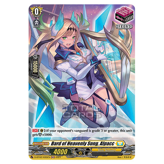 Cardfight!! Vanguard - A Brush with the Legends - Bard of Heavenly Song, Alpacc (H) D-BT02/35H