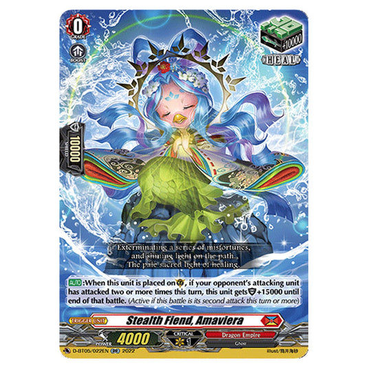 Cardfight!! Vanguard - Triumphant Return of The Brave Heroes - Stealth Fiend, Amaviera (RR) D-BT05/022