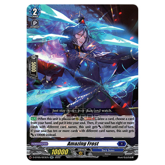 Cardfight!! Vanguard - Triumphant Return of The Brave Heroes - Amazing Frost (RR) D-BT05/023