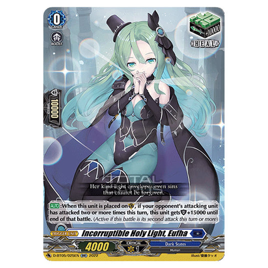 Cardfight!! Vanguard - Triumphant Return of The Brave Heroes - Incorruptible Holy Light, Eufha (RR) D-BT05/025