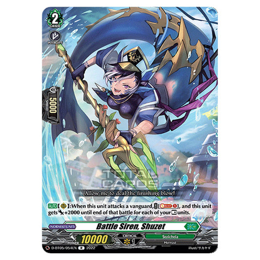 Cardfight!! Vanguard - Triumphant Return of The Brave Heroes - Battle Siren, Shuzet (R) D-BT05/054