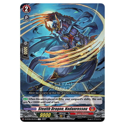 Cardfight!! Vanguard - Triumphant Return of The Brave Heroes - Stealth Dragon, Hadanressou (C) D-BT05/057