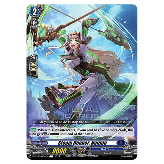 Cardfight!! Vanguard - Triumphant Return of The Brave Heroes - Steam Reaper, Nannia (C) D-BT05/064