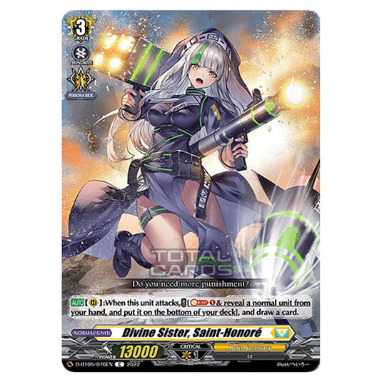 Cardfight!! Vanguard - Triumphant Return of The Brave Heroes - Divine Sister, Saint-Honoré (C) D-BT05/076