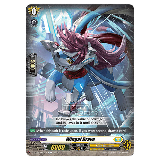 Cardfight!! Vanguard - Triumphant Return of The Brave Heroes - Wingal Brave (C) D-BT05/083