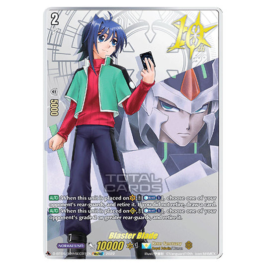 Cardfight!! Vanguard - Triumphant Return of The Brave Heroes - Blaster Blade (10thSEC) D-BT05/10thSEC01