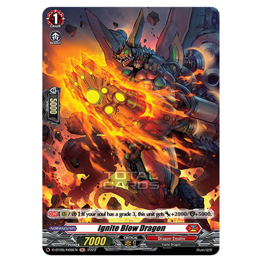 Cardfight!! Vanguard - Triumphant Return of The Brave Heroes - Ignite Blow Dragon (H) D-BT05/H08