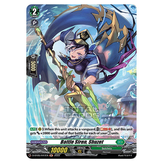 Cardfight!! Vanguard - Triumphant Return of The Brave Heroes - Battle Siren, Shuzet (H) D-BT05/H47