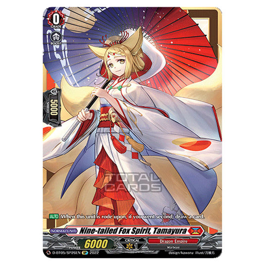 Cardfight!! Vanguard - Triumphant Return of The Brave Heroes - Nine-tailed Fox Spirit, Tamayura (SP) D-BT05/SP26