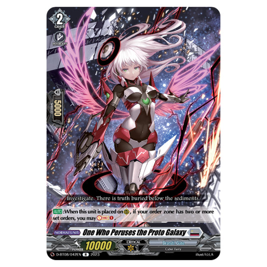 Cardfight!! Vanguard - Minerva Rising - One Who Peruses the Proto Galaxy (R) D-BT08/042