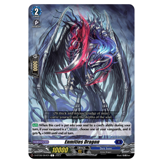 Cardfight!! Vanguard - Minerva Rising - Enmities Dragon (C) D-BT08/064