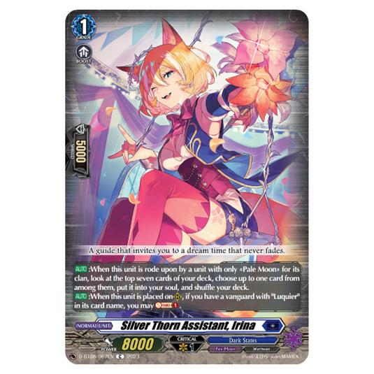 Cardfight!! Vanguard - Minerva Rising - Silver Thorn Assistant, Irina (C) D-BT08/067