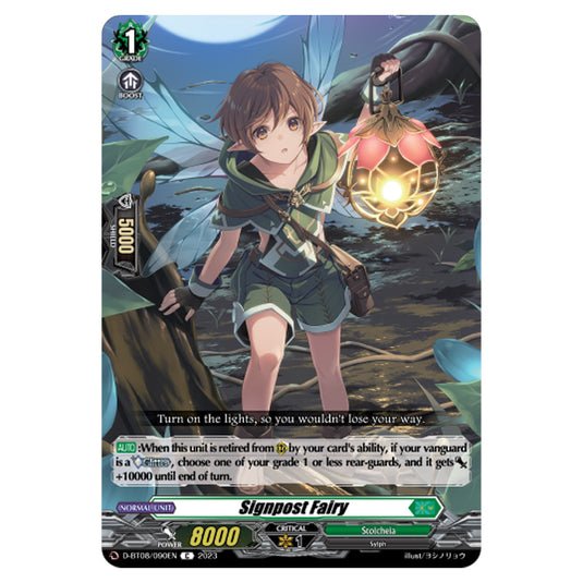 Cardfight!! Vanguard - Minerva Rising - Signpost Fairy (C) D-BT08/090