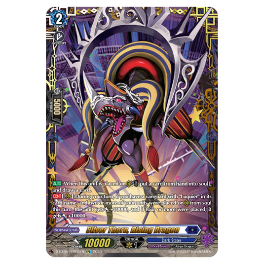 Cardfight!! Vanguard - Minerva Rising - Silver Thorn, Rising Dragon (FFR) D-BT08/FFR04