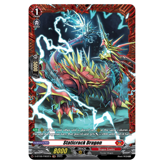 Cardfight!! Vanguard - Minerva Rising - Staticrack Dragon (FR) D-BT08/FR02