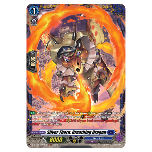 Cardfight!! Vanguard - Minerva Rising - Silver Thorn, Breathing Dragon (FR) D-BT08/FR08