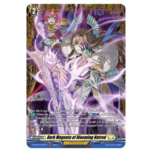 Cardfight!! Vanguard - Minerva Rising - Dark Magenta of Blooming Hatred (FR) D-BT08/FR24