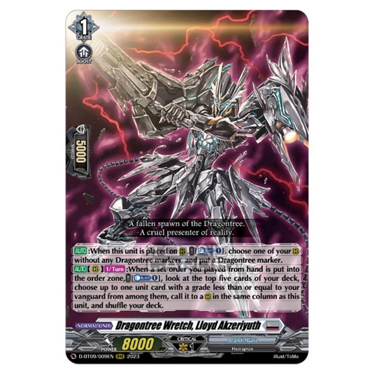 Cardfight!! Vanguard - Dragontree Invasion - Dragontree Wretch, Lloyd Akzeriyuth (RRR) D-BT09/009