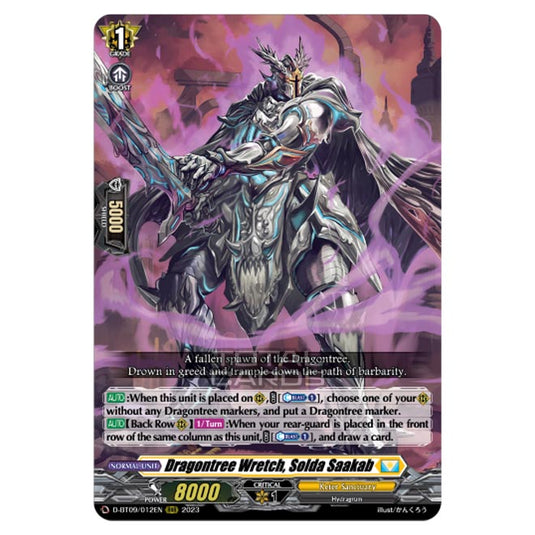 Cardfight!! Vanguard - Dragontree Invasion - Dragontree Wretch, Solda Saakab (RRR) D-BT09/012