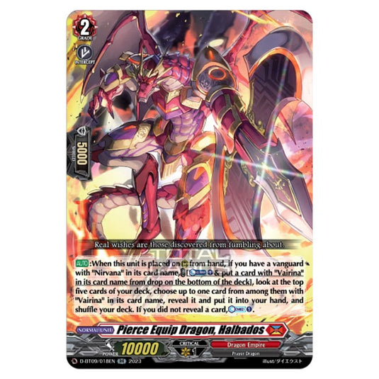 Cardfight!! Vanguard - Dragontree Invasion - Pierce Equip Dragon, Halbados (RR) D-BT09/018