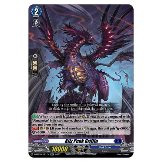 Cardfight!! Vanguard - Dragontree Invasion - Kitz Peak Griffin (RR) D-BT09/021